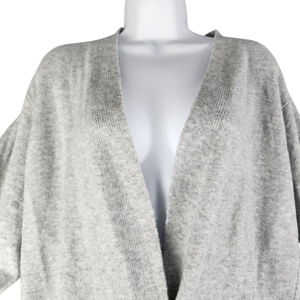 Love Ellie XXL Womens Open Front Cardigan Sweater With Pockets In Light Gray Acr - Picture 2 of 9